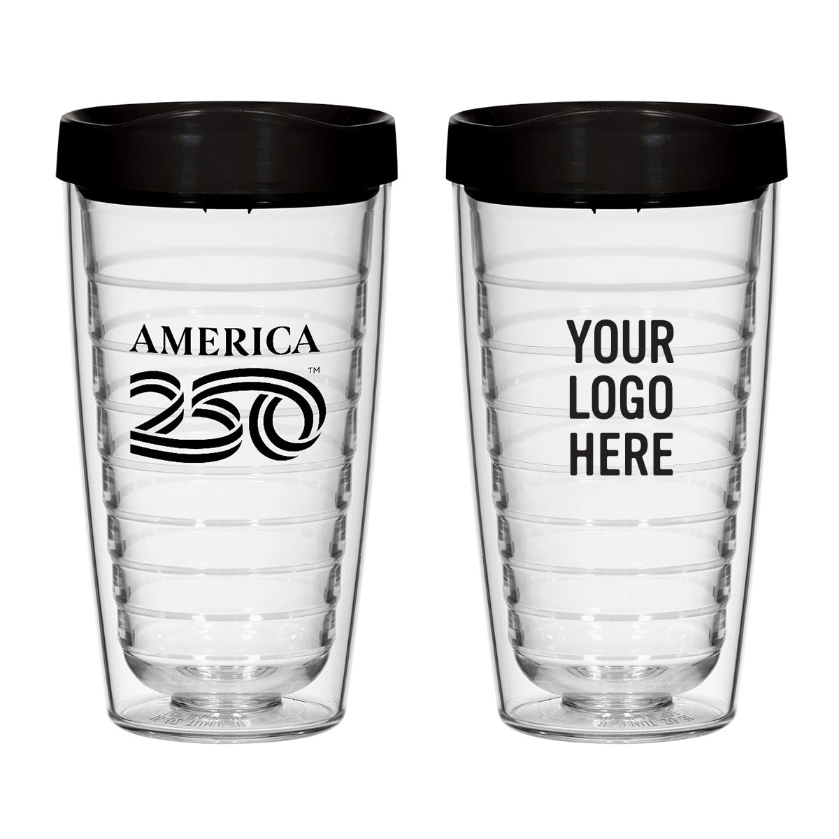 Threadfellows Drinkware One Size / Clear America250™ Hydro Double Wall Tumbler 16oz
