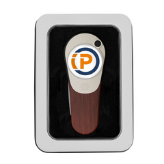 Pitchfix Golf Accessories One Size / Cherry Pitchfix - Woodie Golf Divot Repair Tool w/ Window Tin
