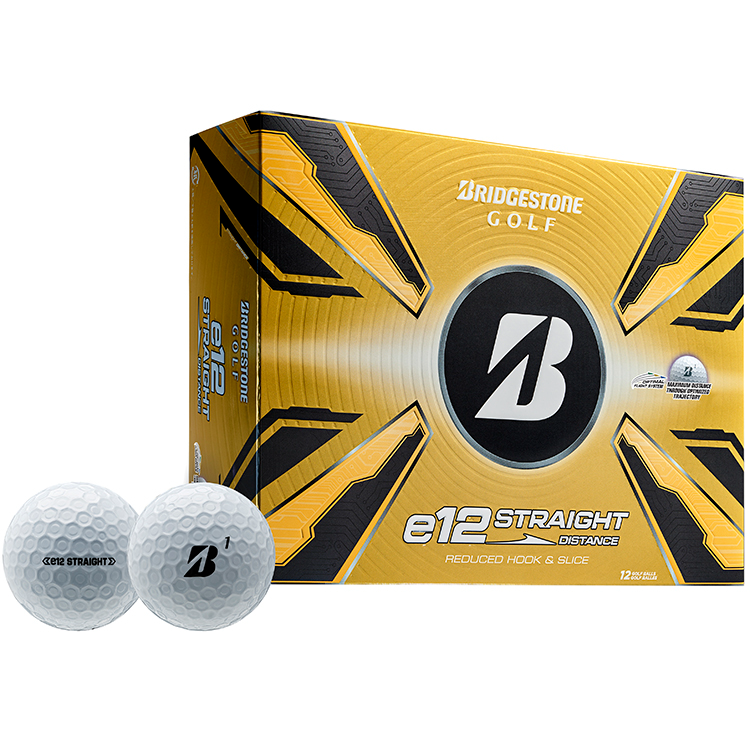 Bridgestone Golf Balls Dozen / White Bridgestone - Custom E12 Straight White Box Dozen