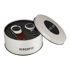 Pitchfix Accessories One Size / Cherry Pitchfix - Woodie Golf Divot Tool Deluxe Gift Set w/ Hat Clip