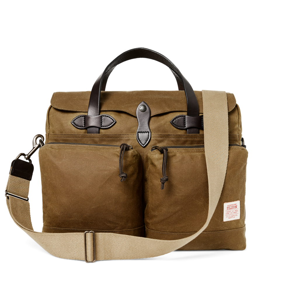 Filson Bags 18L / Dark Tan Filson - 24-Hour Tin Cloth Briefcase
