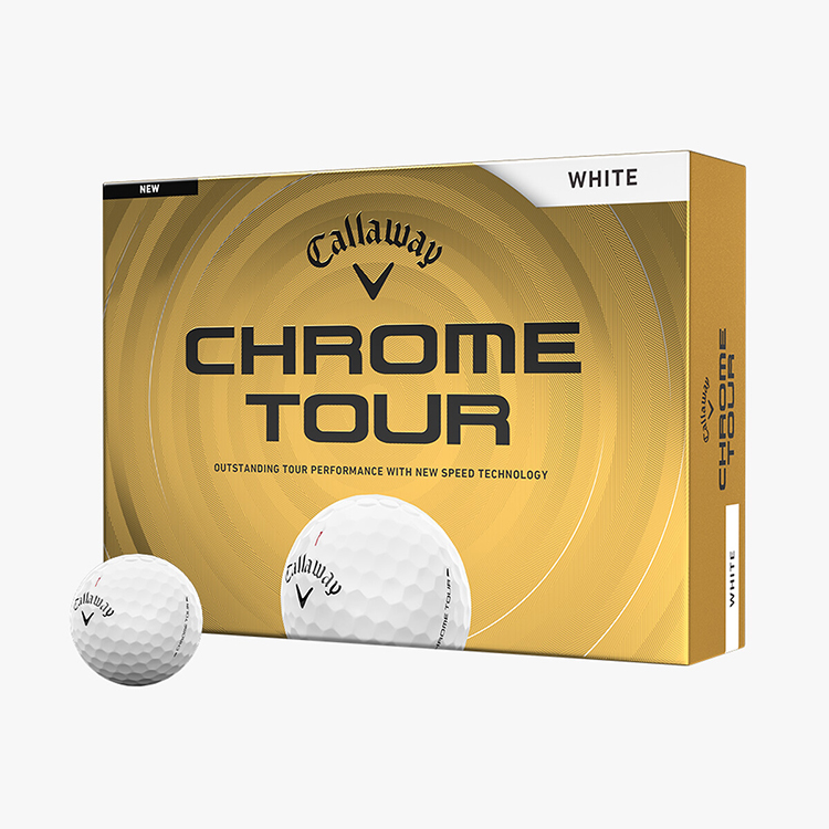 Callaway Golf Balls Dozen / White Callaway - Custom Chrome Tour White Box Dozen