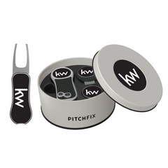 Pitchfix Golf Accessories One Size / Black Pitchfix - XL Golf Divot Repair Tool Deluxe Gift Set w/ Hat Clip