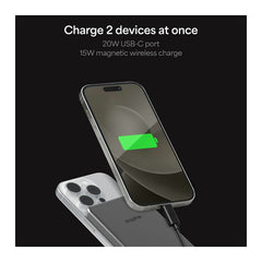 mophie Electronics One Size / Grey mophie - Powerstation Wireless Slim