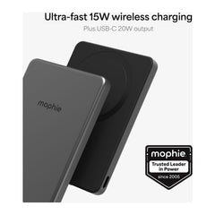 mophie Electronics One Size / Grey mophie - Powerstation Wireless Slim