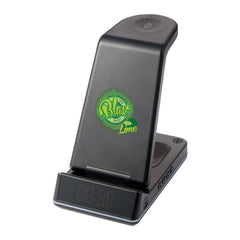 Threadfellows Curated Collection Accessories One Size / Black TriCharge Plus 3-in-1 Qi Wireless Charging Stand