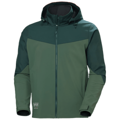Helly Hansen Workwear Outerwear S / Spruce/Darkest Spruce Helly Hansen Workwear - Men's Oxford Hooded Softshell Jacket