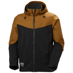 Helly Hansen Workwear Outerwear S / Saddle/Black Helly Hansen Workwear - Men's Oxford Hooded Softshell Jacket