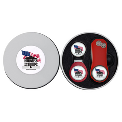 Pitchfix Accessories One Size / Red Pitchfix - Hybrid 2.0 Golf Divot Tool Deluxe Gift Set w/ Hat Clip