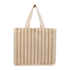 FEED Bags One Size / Natural FEED - Cotton and Jute Striped Tote
