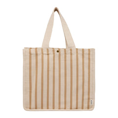 FEED Bags One Size / Natural FEED - Cotton and Jute Striped Tote