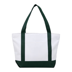 Threadfellows Curated Collection Bags One Size / Green Oversized Recycled Canvas Tote Bag