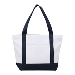 Threadfellows Curated Collection Bags One Size / Navy Oversized Recycled Canvas Tote Bag
