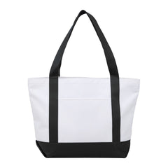 Threadfellows Curated Collection Bags One Size / Black Oversized Recycled Canvas Tote Bag