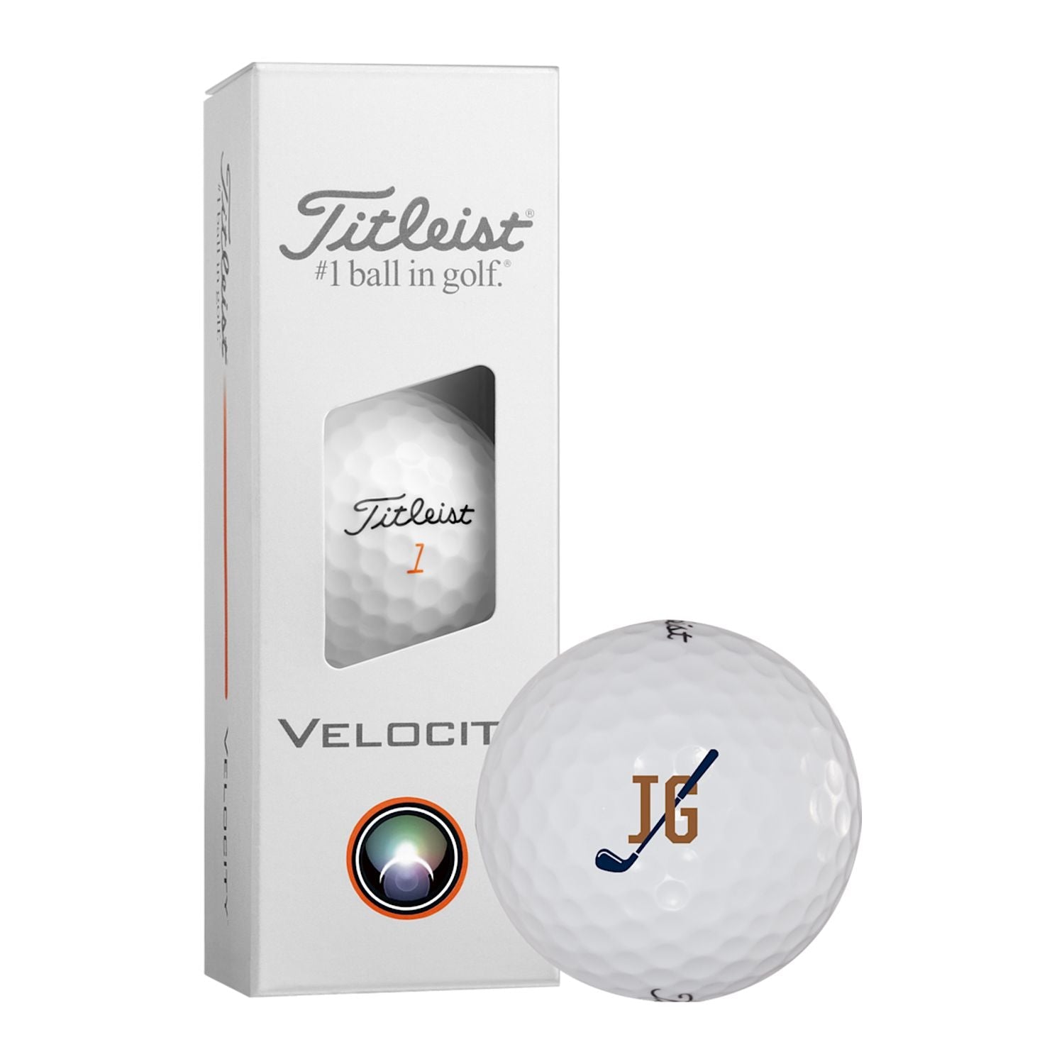 Titleist Golf Balls 3-Pack / White Titleist - Velocity Golf Balls 3-Pack