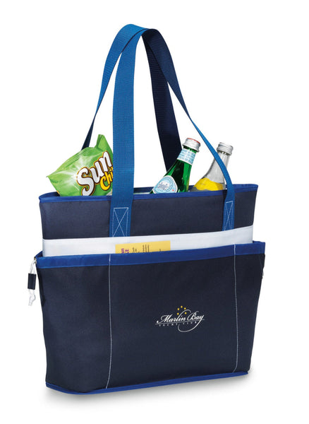 Threadfellows Bags One Size / Navy Blue Vineyard Insulated Tote