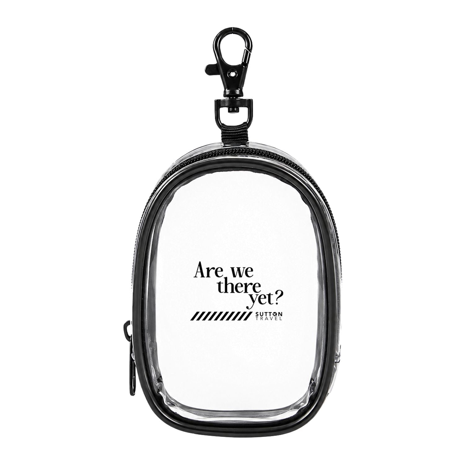 Round Clear Bag Charm