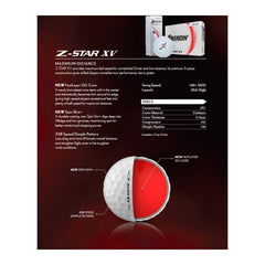 Srixon - Z-STAR XV Golf Balls 12-Pack