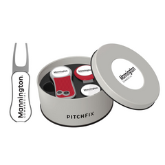 Pitchfix Golf Accessories One Size / Red Pitchfix - XL Golf Divot Repair Tool Deluxe Gift Set w/ Hat Clip