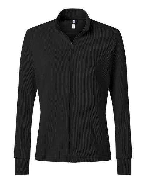 adidas Layering XS / Black adidas - Women's Performance Textured Full-Zip Jacket
