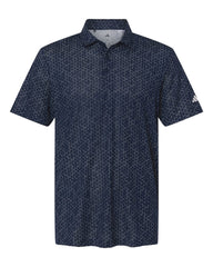 adidas Polos S / Collegiate Navy/White adidas - Men's Ultimate365 Mesh Tango Print Climacool Polo