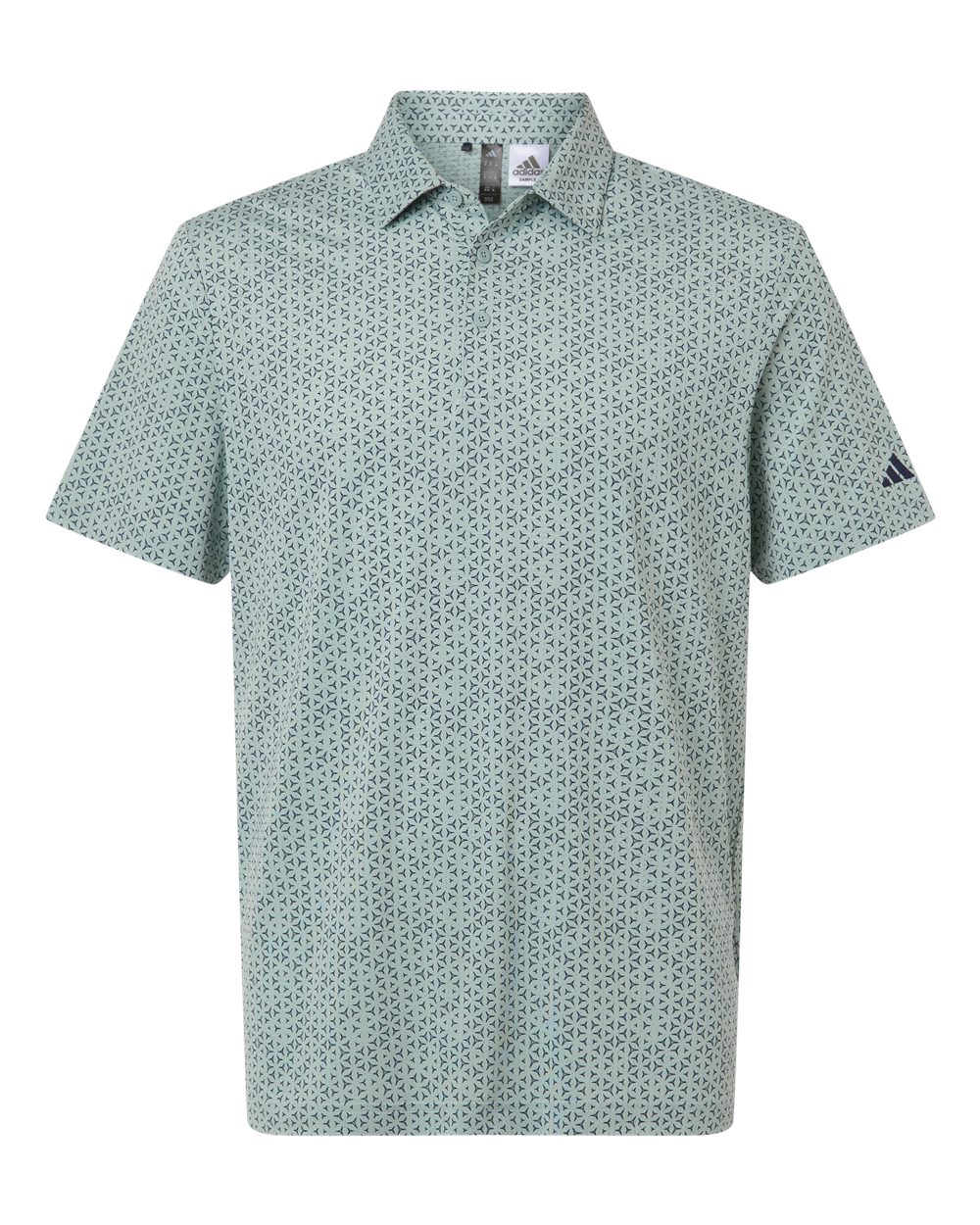 adidas Polos S / Wonder Sage/Collegiate Navy adidas - Men's Ultimate365 Mesh Tango Print Climacool Polo