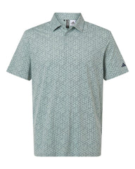 adidas Polos S / Wonder Sage/Collegiate Navy adidas - Men's Ultimate365 Mesh Tango Print Climacool Polo
