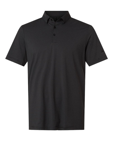 adidas Polos S / Carbon/Black adidas - Men's Ultimate365 Pencil Stripe Climacool Polo