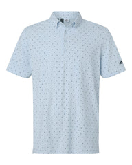 adidas Polos S / Crystal Sky adidas - Men's Ultimate365 Micro Print Polo