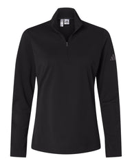 adidas Layering XS / Black adidas - Women's Lightweight Quarter-Zip Pullover