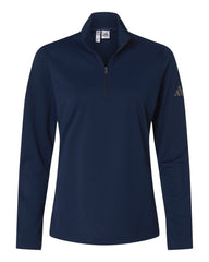 adidas Layering XS / Collegiate Navy adidas - Women's Lightweight Quarter-Zip Pullover