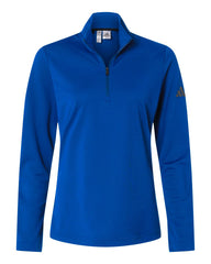 adidas Layering XS / Collegiate Royal adidas - Women's Lightweight Quarter-Zip Pullover