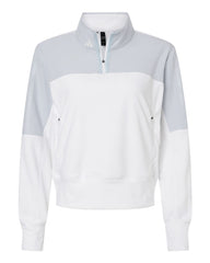 adidas - Women's Fleece Quarter-Zip Pullover