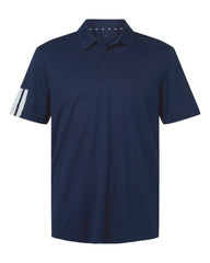 adidas Polos S / Collegiate Navy adidas - Men's Performance 3-Stripes Climacool Polo