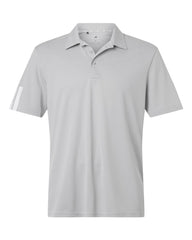 adidas Polos S / Grey Two adidas - Men's Performance 3-Stripes Climacool Polo