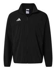 adidas Outerwear S / Black/White adidas - Men's TIRO Woven Full-Zip Track Jacket