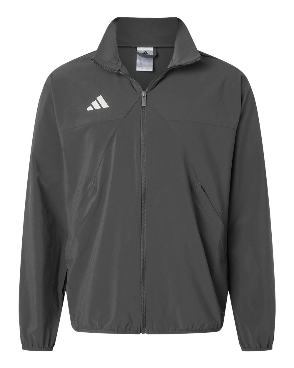 adidas Outerwear S / Team Grey Four/White adidas - Men's TIRO Woven Full-Zip Track Jacket