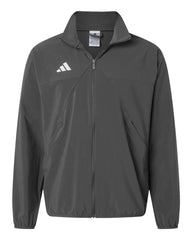 adidas Outerwear S / Team Grey Four/White adidas - Men's TIRO Woven Full-Zip Track Jacket