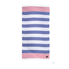 Threadfellows One Size / USA/Blue Peshtemal Beach Towel Boardwalk Collection - 39