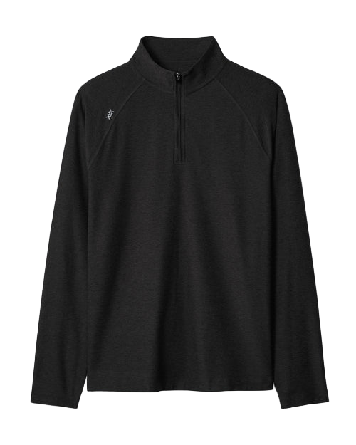 Rhone Layering S / True Black Rhone - Men's Atmosphere Midweight 1/4-Zip