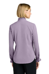 Brooks Brothers Woven Shirts Brooks Brothers - Women's Long Sleeve Ruffle Collar Blouse