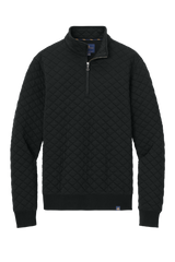 Brooks Brothers Sweaters XS / Deep Black Brooks Brothers - Men's Diamond Quilt 1/4-Zip