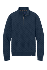 Brooks Brothers Sweaters XS / Navy Blazer Brooks Brothers - Men's Diamond Quilt 1/4-Zip