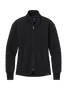 Brooks Brothers Sweaters XS / Deep Black Brooks Brothers - Women's Diamond Quilt Full-Zip