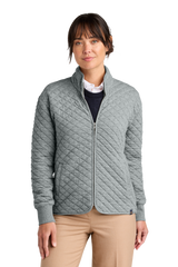 Brooks Brothers Sweaters Brooks Brothers - Women's Diamond Quilt Full-Zip