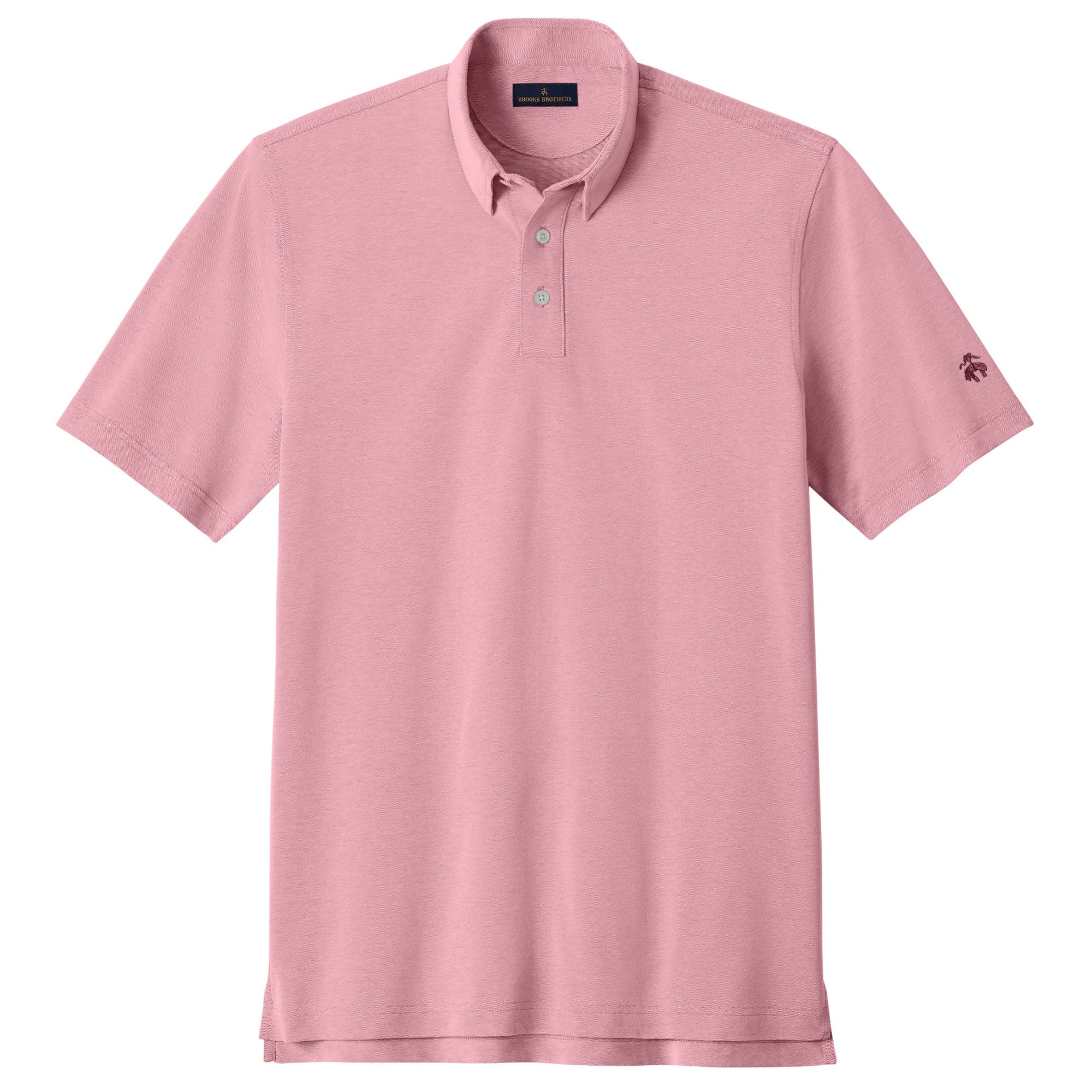 Brooks Brothers Polos XS / Crimson End on End Brooks Brothers - Men's Pinpoint Pique Dress Polo