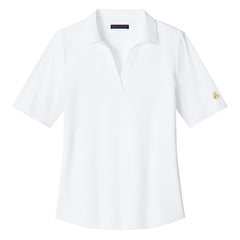 Brooks Brothers Polos XS / White Brooks Brothers - Women's Pinpoint Pique Polo