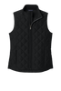 Brooks Brothers Sweaters XS / Deep Black Brooks Brothers - Women's Diamond Quilted Vest