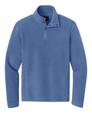 Brooks Brothers Fleece XS / Charter Blue Brooks Brothers - Men's Fleece 1/4-Snap Neck