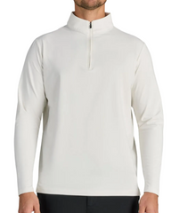 Bad Birdie Layering S / White Onyx Bad Birdie - Men's 1/4-Zip Pullover